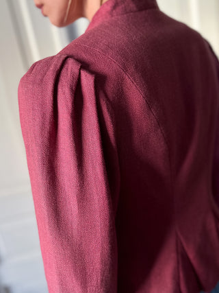 Różowa malinowa marynarka z bufkami Dirndl Ecke | 38 40